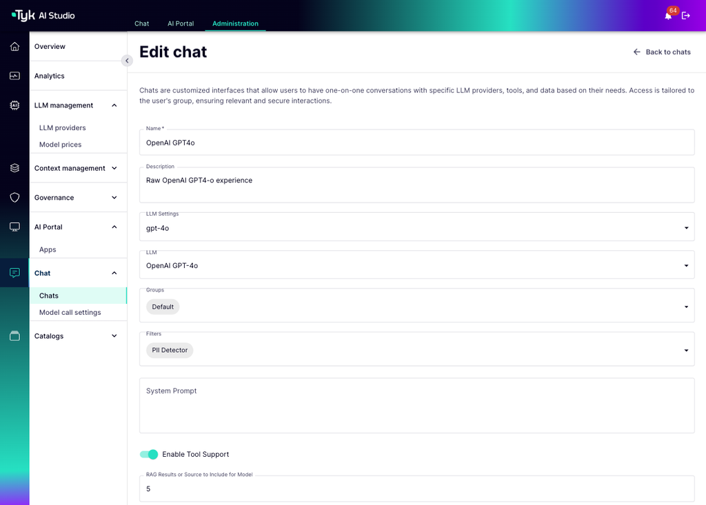Chat Config
